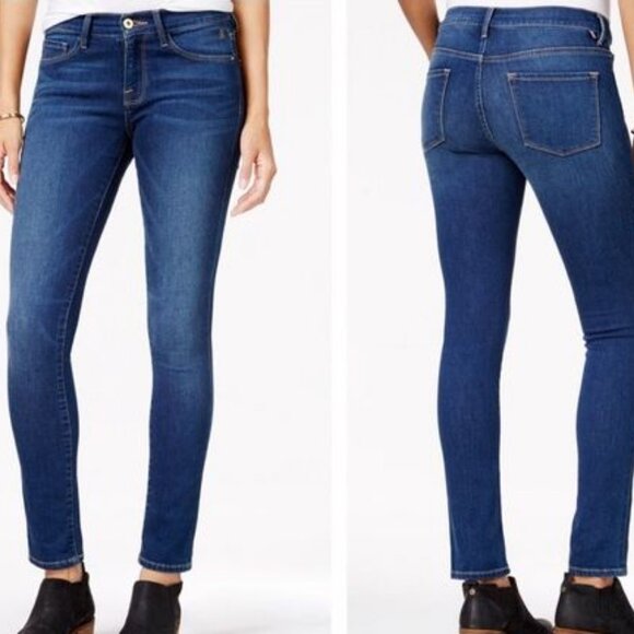 Tommy Hilfiger Greenwich Skinny Jeans Dark Denim 10 - Picture 1 of 4
